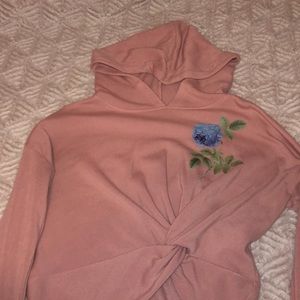 Cropped Hooded Sweater